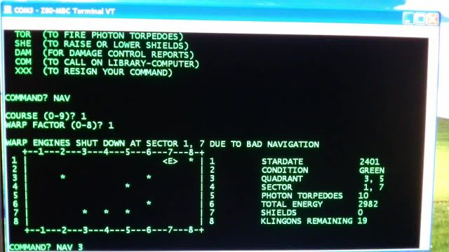 Z80-MBC2: Z80 homebrew computer playing Startrek with CP/M